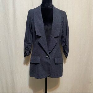Foreign Exchange Charcoal Women's Blazer
